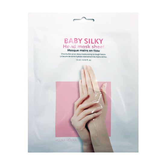 Holika Holika, Baby Silky Hand Mask Sheet, Regenerująco-nawilżająca maseczka do rąk w formie bawełnianych rękawiczek, 15ml Holika Holika