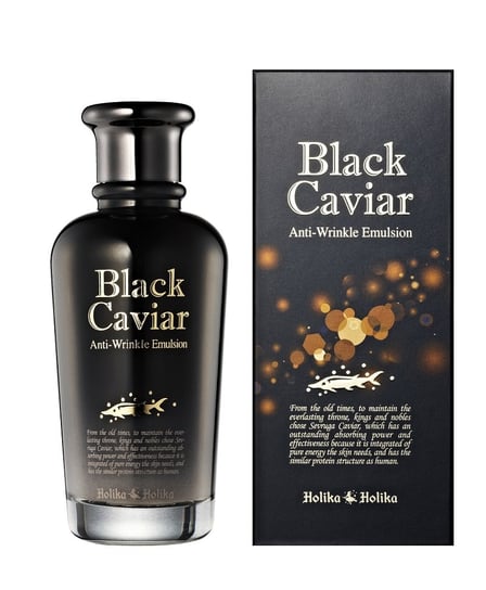 Holika Holika, Black Caviar Anti-Wrinkle, Emulsja przeciwzmarszczkowa z czarnym kawiorem, 120 ml Holika Holika