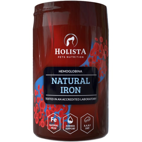 Holista Natural Iron żelazo dla psa i kota 180g HolistaPets