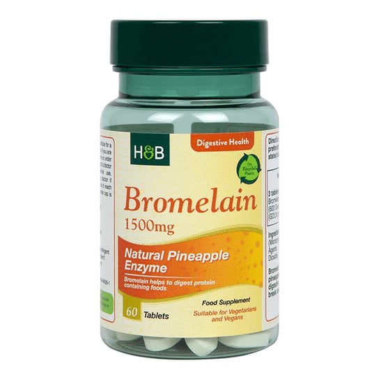 Holland & Barrett, Bromelaina 1500 mg, Suplement diety, 60 tabl. Inna marka