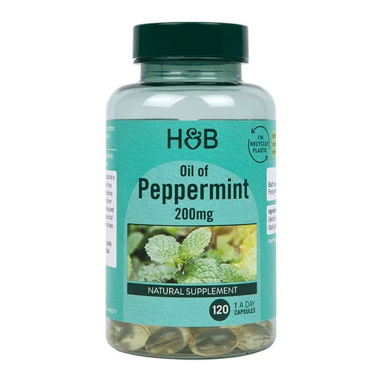 Holland & Barrett, Oil of Peppermint 200 mg, Suplement diety, 120 kaps. Inna marka