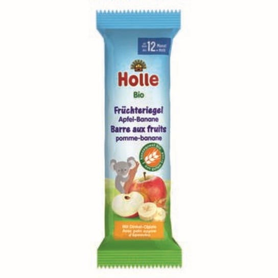Holle, batonik owocowy dla dzieci jabłko & banan, 25g Holle