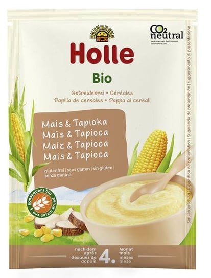 Holle, Bio, Kaszka hipoalergiczna z tapioką, kukurydzą i ryżem, 25 g Holle