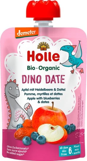 Holle, Bio, mus owocowy daktylowy dinozaur, 100 g Holle