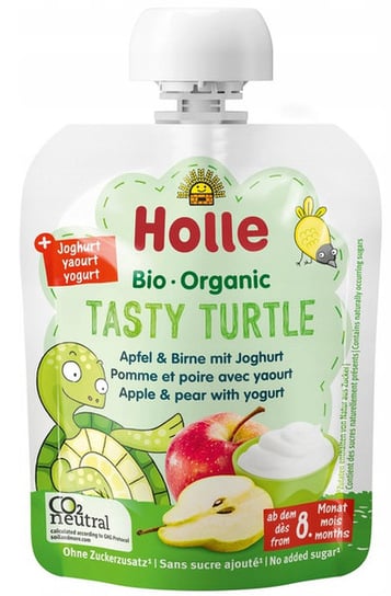 Holle BIO Mus Owocowy z Jogurtem Smaczny Żółwik Holle