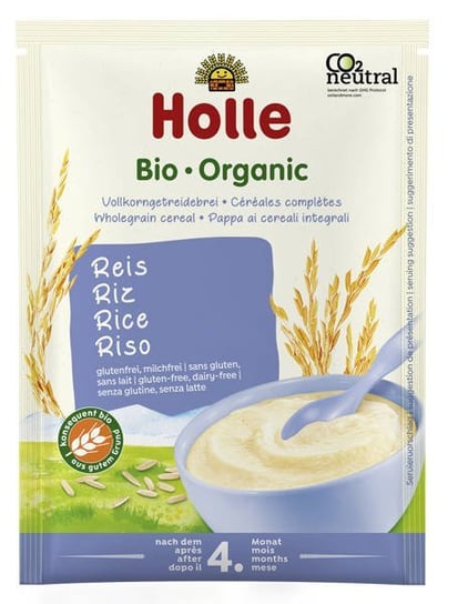 Holle, Ekologiczna kaszka ryżowa, 25 g Holle