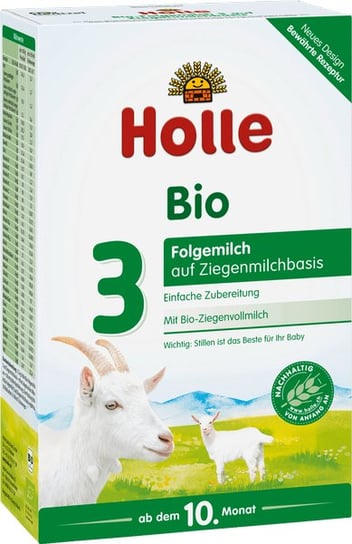 Holle, Ekologiczne kozie mleko następne 3, 400 g Holle