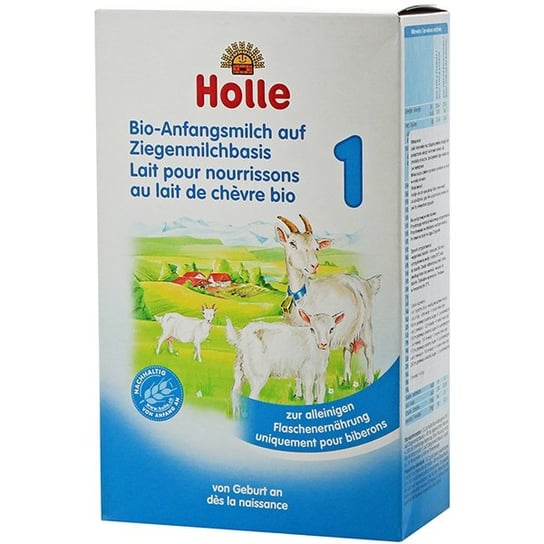 Holle, Mleko kozie początkowe dla dzieci i niemowląt od urodzenia w proszku 1, Bio, 400g, 0m+ Holle