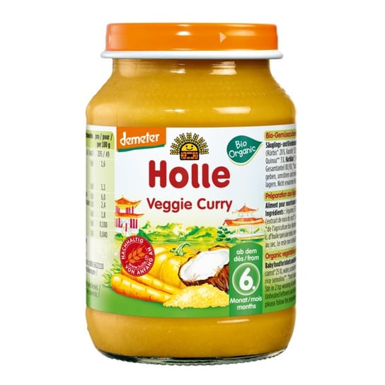 Holle, Wegetariańskie curry, 190 g Holle