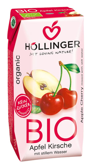 Hollinger, Napój Jabłkowo - Wiśniowy Bio, 200 ml Hollinger