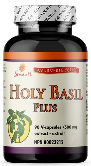 Holy Basil Plus 30 V-kaps. Odporność, Regeneracja & Uspokojenie Sewanti
