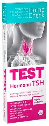 Home Check, Test Hormon TSH kondycja tarczycy, 1 szt. Home Check