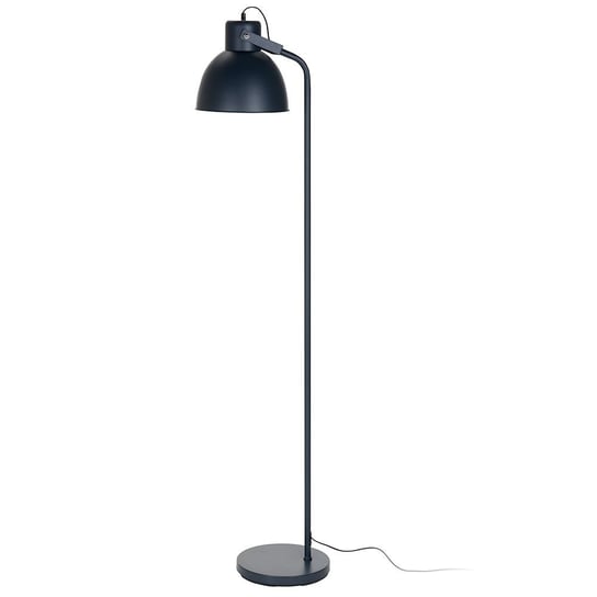 Home Styling Collection Lampa metalowa, podłogowa, stojąca, ciemno szary, wys. 170 cm Home Styling Collection