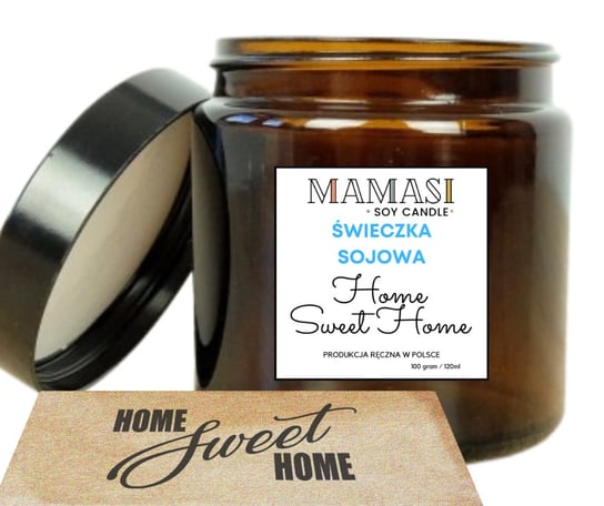 Home Sweet Home 120Ml Świeca , Świeczka Sojowa Zapachowa Mamasi Candle