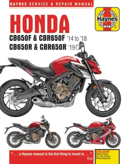 Honda CB650F & CBR650F, CB650R & CBR650R (14 - 19). 2014 to 2019 Coombs Matthew