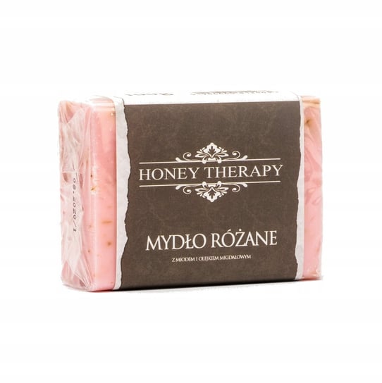 Honey Therapy, Mydło różane z miodem kostka 100g Honey Therapy