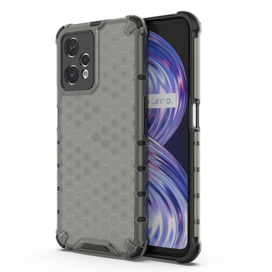 Honeycomb Etui Pancerny Pokrowiec Z Żelową Ramką Realme 9 Pro Czarny Hurtel