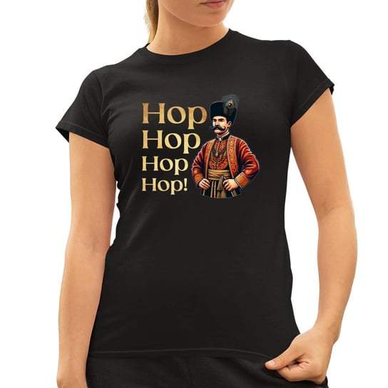 Hop, hop, hop,hop - damska koszulka dla fanów serialu 1670 Koszulkowy