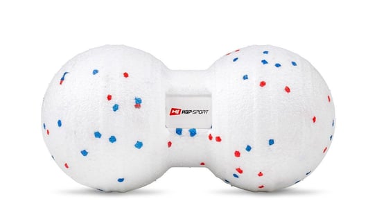 Hop-Sport Piłeczka do masażu EPP 80mm podwójna biała Hop-Sport