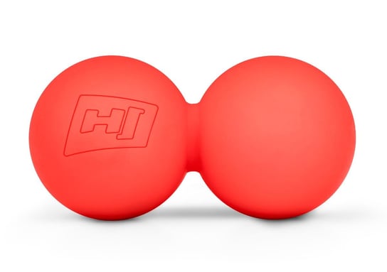 Hop-Sport, Piłeczka do masażu silikonowa, czerwony, 63mm Hop-Sport