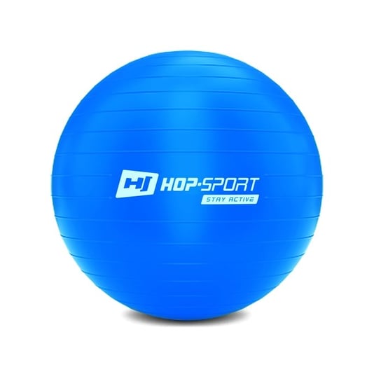 Hop-Sport Piłka fitness 45cm z pompką - niebieska Hop-Sport