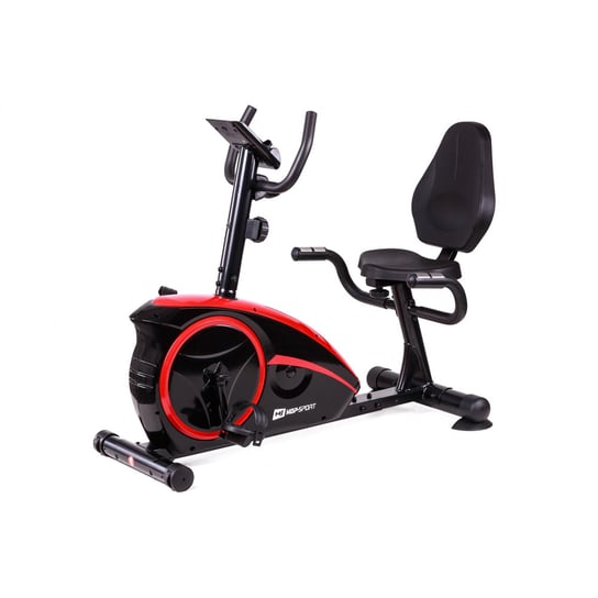 Hop-Sport, Rower magnetyczny, leżący, AXUM HS-67R, czerwony Hop-Sport