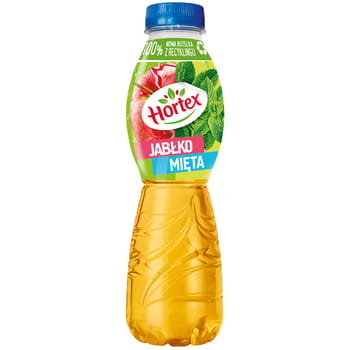 Hortex Jabłko mięta Napój butelka aPet 500 ml Hortex