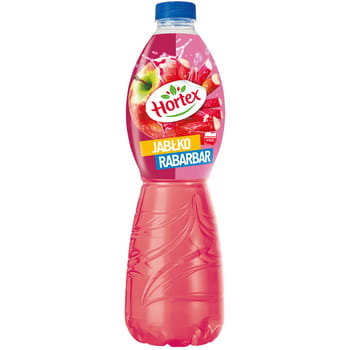 Hortex Jabłko rabarbar Napój butelka aPet 1,75 l Hortex