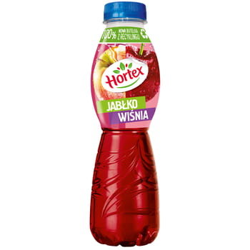 Hortex Jabłko wiśnia Napój butelka aPet 500 ml Hortex