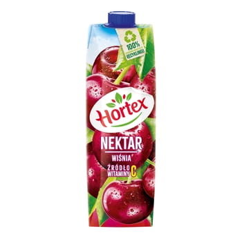 Hortex Wiśnia Nektar karton 1 l Hortex