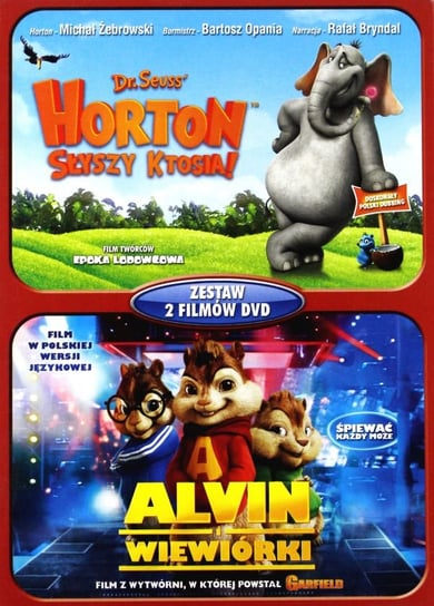 Horton słyszy Ktosia / Alvin i wiewiórki Pakiet Hayward Jimmy, Martino Steve, Hill Tim