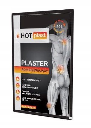 Hot Plast, Plaster rozgrzewający, 9 cm x 14 cm PASO-TRADING
