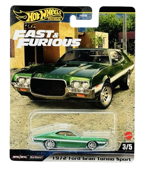 HOT WHEELS 2023 1972 FORD GRAN TORINO SPORT FAST AND FURIOUS 3/5 HYP72 Hot Wheels