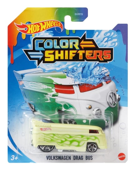Hot Wheels, Color Shifters, Samochodzik zmieniający kolor Volkswagen Drag Bus Hot Wheels
