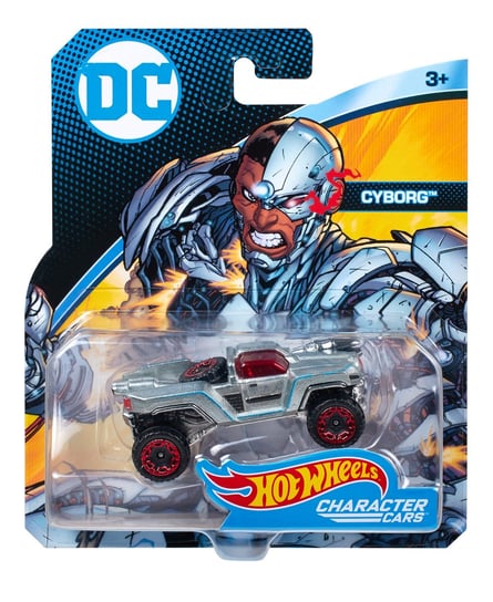Hot Wheels, DC Comics, samochodziki Cyborg, DXM55 Hot Wheels