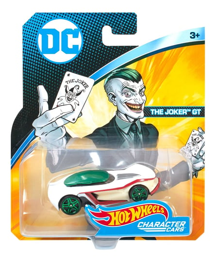Hot Wheels, DC Comics, samochodziki Joker GT, FGL63 Hot Wheels