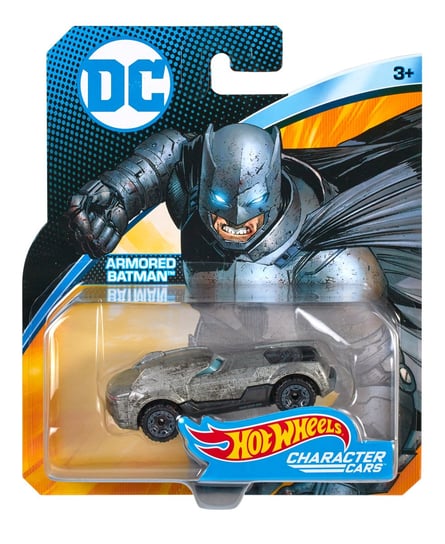 Hot Wheels, DC Comics, samochodziki Uzbrojony Batman, FDB04 Hot Wheels
