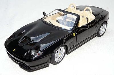 Hot Wheels Ferrari 550 Barchetta Pininfarina Black 1:18 N2055 Hot Wheels