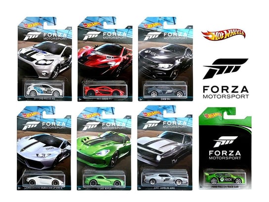 Hot Wheels, Forza Motorsport, samochód Forza Racing Asortyment Hot Wheels