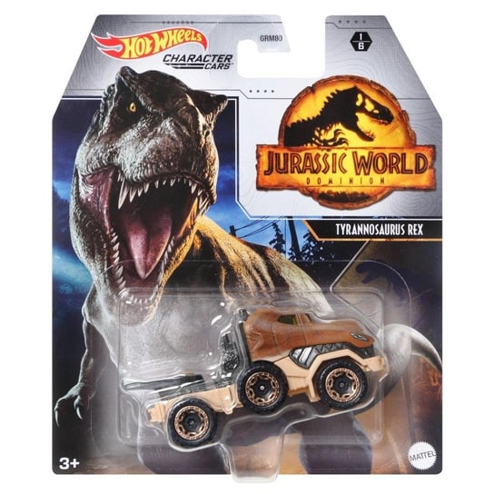 Hot Wheels, Jurrasic World, Tyrannosaurus Rex samochodzik Richmond Interiors