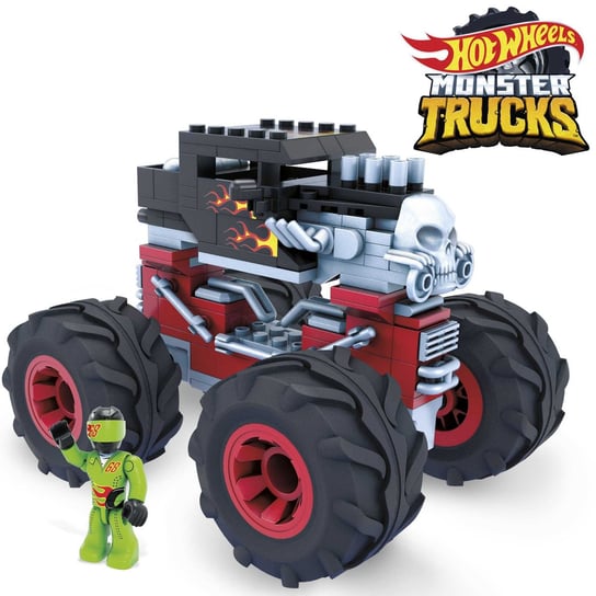 Hot Wheels, Monster Trucks Bone Shaker, pojazd do zbudowania Hot Wheels