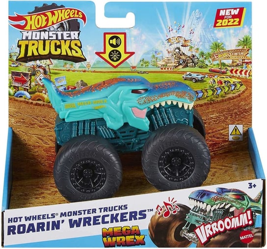 Hot Wheels Monster Trucks Mega Wrex Pojazd 1:43 Światła i dźwięki Hot Wheels