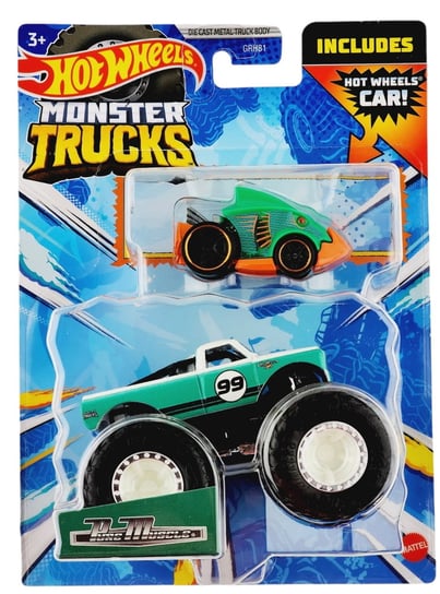 Hot Wheels Monster Trucks Pure Muscle + Resorak Hot Wheels