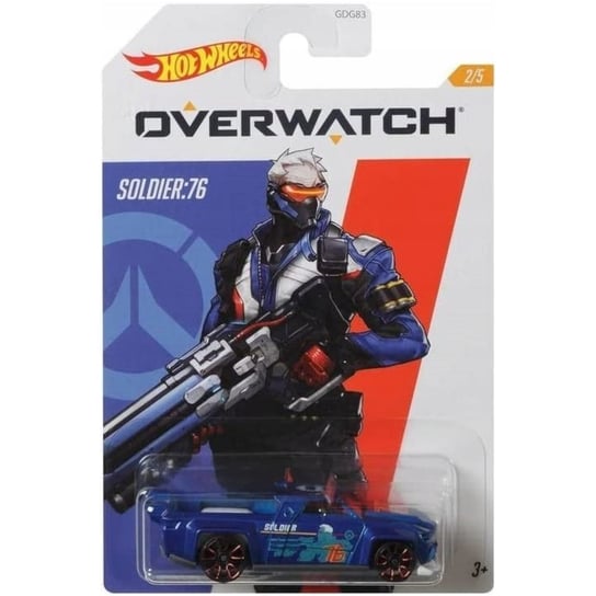 Hot Wheels Overwatch Character Cars Soldier 76 Żołnierz-76 2/5 Mattel