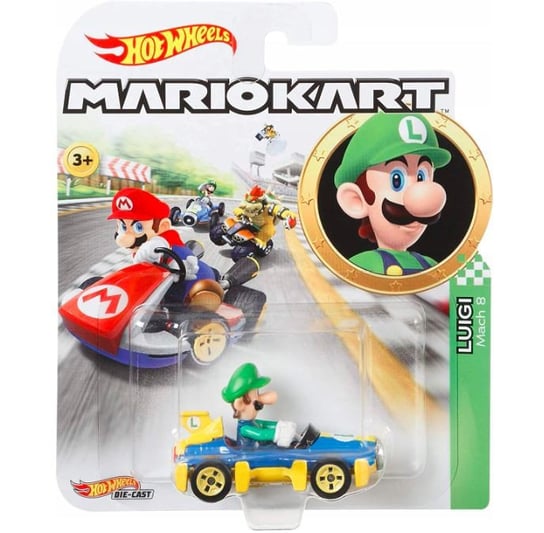 Hot Wheels, Pojazd Mario Kart Luigi Hot Wheels