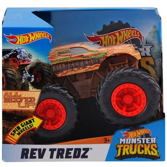 Hot Wheels, pojazd Monster Trucks Rev All Beefed Up Hot Wheels