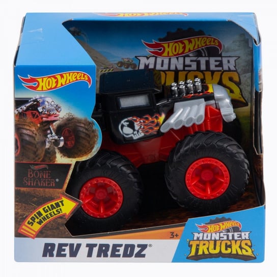 Hot Wheels, pojazd Monster Trucks Tredz Bone Shaker Hot Wheels
