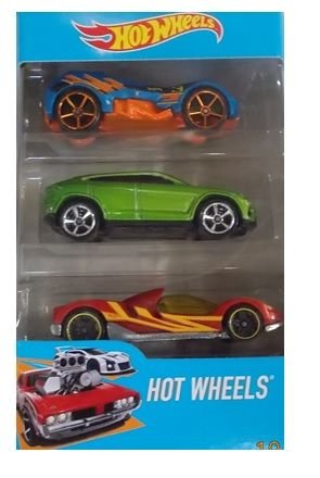 Hot Wheels, pojazdy, 3-pack Hot Wheels