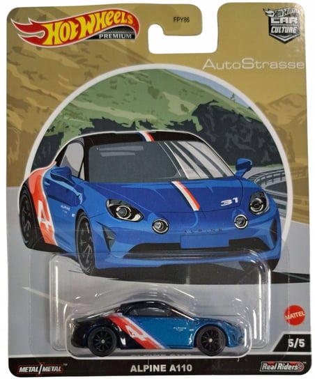 Hot Wheels Premium ALPINE A110 AutoStrasse Mattel