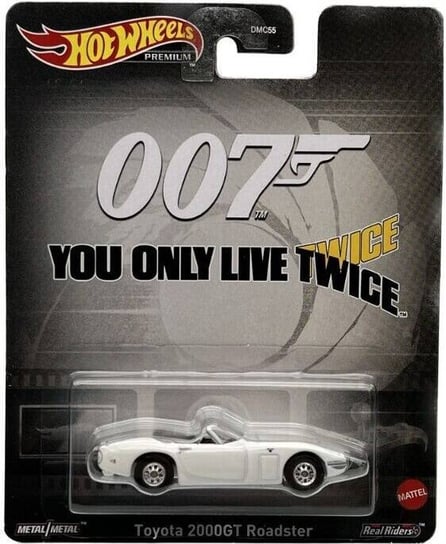 Hot Wheels Premium Car James Bond 007 Toyota 2000Gt Roadster Autko Metalowe Inna marka